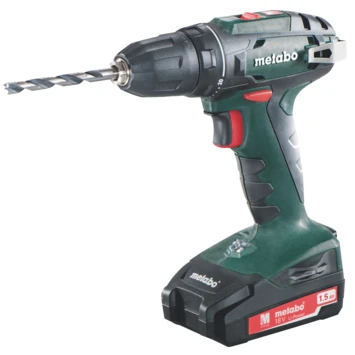 Metabo Accuboormachine BS18 Incl. 2 Accu's 1.5Ah En Koffer 1 Metabo Accuboormachine BS18 Incl. 2 Accu's 1.5Ah En Koffer
