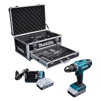 Makita 18V Accuboormachine DF488DAEX1 + 70-delige Accessoireset 1 Makita 18V Accuboormachine DF488DAEX1 + 70-delige Accessoireset
