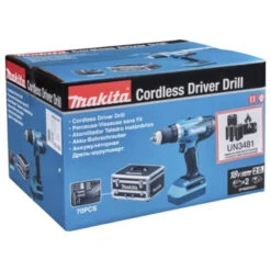 Makita 18V Accuboormachine DF488DAEX1 + 70-delige Accessoireset 9 Makita 18V Accuboormachine DF488DAEX1 + 70-delige Accessoireset -Gamma Winkel 123 1530
