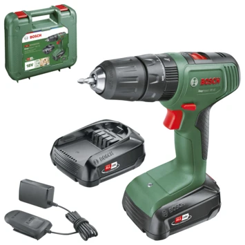 Bosch 18V Klopboor EasyImpact (Incl. 2 Accu's 2.0Ah + Lader) 1 Bosch 18V Klopboor EasyImpact (Incl. 2 Accu's 2.0Ah + Lader)