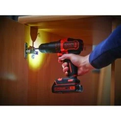Black & Decker BLACK+DECKER Accuklopboormachine BDCHD18K-QW -Gamma Winkel 123 1922