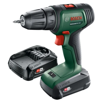 Bosch 18V Accuboormachine UniversalDrill (incl. 2 Accu's 1.5Ah + Lader) 2 Bosch 18V Accuboormachine UniversalDrill (incl. 2 Accu's 1.5Ah + Lader) - Afbeelding 2
