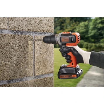 Black & Decker BLACK+DECKER Accu Klopboormachine BCD003C2K-QW 4 Black & Decker BLACK+DECKER Accu Klopboormachine BCD003C2K-QW - Afbeelding 4