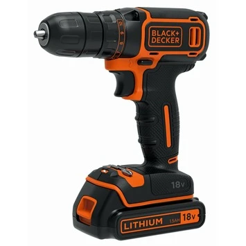 Black & Decker BLACK+DECKER Accuboormachine BDCDC18B-QW + Extra Accu 2 Black & Decker BLACK+DECKER Accuboormachine BDCDC18B-QW + Extra Accu - Afbeelding 2