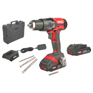 SKIL 20V Klopboormachine 55Nm 3018HD + 2 Accu's 2,0Ah + Lader + Koffer 1 SKIL 20V Klopboormachine 55Nm 3018HD + 2 Accu's 2,0Ah + Lader + Koffer