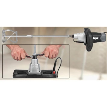 SKIL Beton- & Verfmenger (mixer) Voor O.a. Verf, Lijm, Pleister En Mortel 1016AA Incl. Universele Mengstaaf 4 SKIL Beton- & Verfmenger (mixer) Voor O.a. Verf, Lijm, Pleister En Mortel 1016AA Incl. Universele Mengstaaf - Afbeelding 4