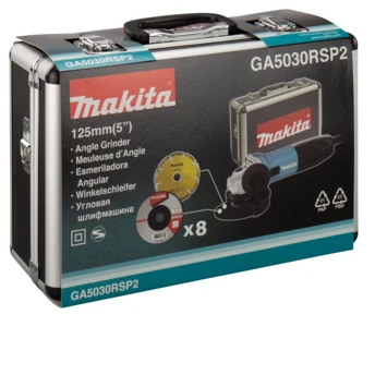 Makita Haakse Slijper GA5030RSP2 125mm 5 Makita Haakse Slijper GA5030RSP2 125mm - Afbeelding 5