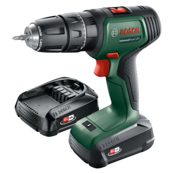 Bosch 18V Klopboormachine UniversalImpact (Incl. 2 Accu's 1.5Ah + Lader) 2 Bosch 18V Klopboormachine UniversalImpact (Incl. 2 Accu's 1.5Ah + Lader) - Afbeelding 2