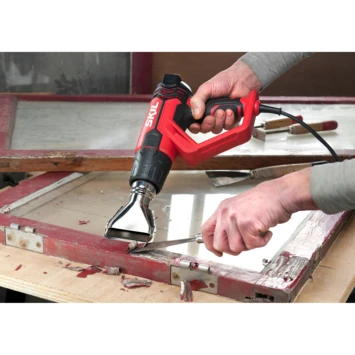 SKIL Heteluchtpistool 8040GA 2000W LCD Display + 4 Opzetstukken 2 SKIL Heteluchtpistool 8040GA 2000W LCD Display + 4 Opzetstukken - Afbeelding 2