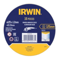 Irwin Pro Doorslijpschijven Ø125 Mm. Dikte 1.2 Mm. Voor Metaal. 10 Stuks In Blik. 5 Irwin Pro Doorslijpschijven Ø125 Mm. Dikte 1.2 Mm. Voor Metaal. 10 Stuks In Blik. -Gamma Winkel 123 3700