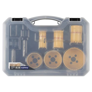 GAMMA Gatzaag Set 9dlg Bimetaal 2 GAMMA Gatzaag Set 9dlg Bimetaal - Afbeelding 2