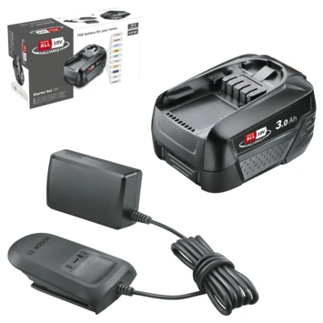 Bosch 18V Accu 3.0Ah + Oplader Voor Het 'Power For All' Accuplatform Van Bosch, Gardena En O.a. Gloria 1 Bosch 18V Accu 3.0Ah + Oplader Voor Het 'Power For All' Accuplatform Van Bosch, Gardena En O.a. Gloria
