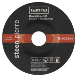 GAMMA Doorslijpschijf 115mm Steen / Staal 10-dlg 7 GAMMA Doorslijpschijf 115mm Steen / Staal 10-dlg -Gamma Winkel 123 3802