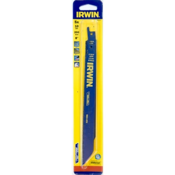 Irwin Reciprozaagblad Hout En Metaal 200mm 5st 1 Irwin Reciprozaagblad Hout En Metaal 200mm 5st