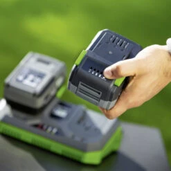 LUX 20V Accu 4,0Ah + Oplader -Gamma Winkel 123 4001