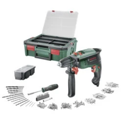 Bosch Klopboormachine UniversalImpact 700 SystemBox, Inclusief 182 Delige Accessoireset