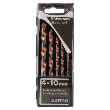 GAMMA 5-delige Boren Set Universeel 4,5,6,8 En 10mm 2 GAMMA 5-delige Boren Set Universeel 4,5,6,8 En 10mm - Afbeelding 2