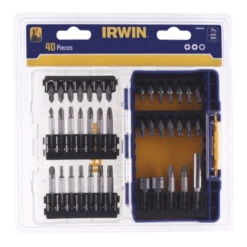 Irwin Schroefbitset Mixed 40-delig. Inclusief Schroefbithouder. In Tough Case. -Gamma Winkel 123 4387