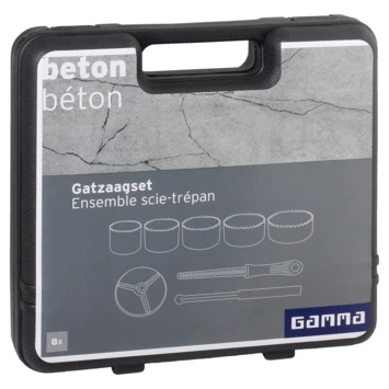 GAMMA Gatzaagset 8-delig 2 GAMMA Gatzaagset 8-delig - Afbeelding 2