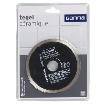 GAMMA Diamantzaagblad 110mm Keramiek 1 GAMMA Diamantzaagblad 110mm Keramiek