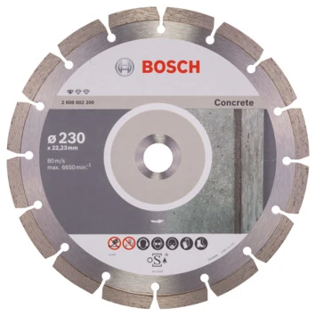 Bosch Prof Diamantdoorslijpschijf Beton 230x22,23x2,3x10mm 1st 1 Bosch Prof Diamantdoorslijpschijf Beton 230x22,23x2,3x10mm 1st
