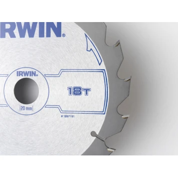 Irwin Cirkelzaagblad Ø160 Mm Met Asgat 20mm, Vertanding 18T 2 Irwin Cirkelzaagblad Ø160 Mm Met Asgat 20mm, Vertanding 18T - Afbeelding 2