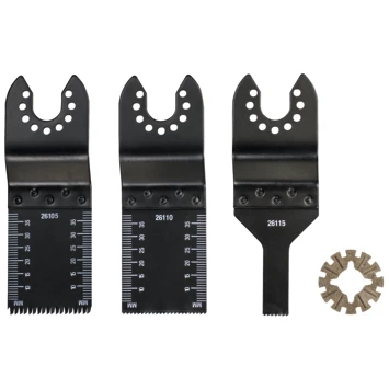 Irwin Zaagbladenset 3-delig. Geschikt Voor Multitools Van B+D En Bosch. 4 Irwin Zaagbladenset 3-delig. Geschikt Voor Multitools Van B+D En Bosch. - Afbeelding 4