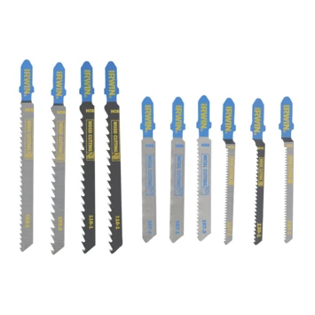 Irwin Decoupeerzaagbladenset Mixed Met T-aansluiting, Voor Hout En Metaal Met 3 Zaagbladen Voor Bochten, 10-delig 1 Irwin Decoupeerzaagbladenset Mixed Met T-aansluiting, Voor Hout En Metaal Met 3 Zaagbladen Voor Bochten, 10-delig