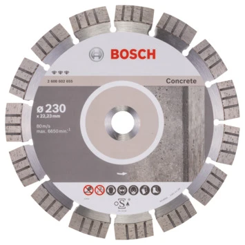 Bosch Prof Diamantzaagblad 230mm Beton 1 Bosch Prof Diamantzaagblad 230mm Beton