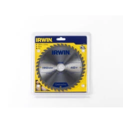 Irwin Cirkelzaagblad Ø190 Mm. Inclusief Reduceerringen Waardoor Geschikt Voor Asgat 16, 20 En 30 Mm, Vertanding 40T -Gamma Winkel 123 4833