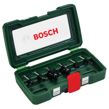 Bosch Houtfrezenset HM 8 Mm (6-delig) 1 Bosch Houtfrezenset HM 8 Mm (6-delig)