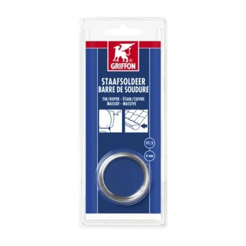 Griffon Staafsoldeer 6 Mm Tin/koper 100 Gram 1 Griffon Staafsoldeer 6 Mm Tin/koper 100 Gram