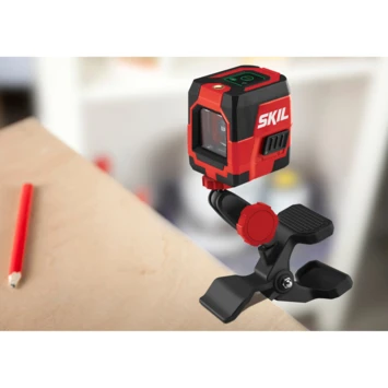 SKIL Kruislijnlaser Groen 20m 1912AA Li-ion Accu - Incl. USB Lader En Klem 5 SKIL Kruislijnlaser Groen 20m 1912AA Li-ion Accu - Incl. USB Lader En Klem - Afbeelding 5