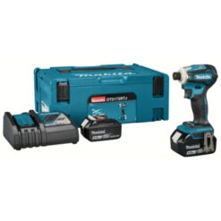 Makita LXT 18V Slagschroevendraaier DTD172RTJ (inclusief 2 Accu's 5.0Ah + Snellader)