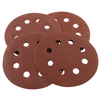 Gamma Schuurpapier Rond 115mm (7xK60-7xK80-7xK120-7xK180) 1 Gamma Schuurpapier Rond 115mm (7xK60-7xK80-7xK120-7xK180)