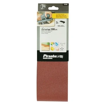 Piranha Schuurband K100 620x100 Mm 3 Stuks X33286-XJ 1 Piranha Schuurband K100 620x100 Mm 3 Stuks X33286-XJ