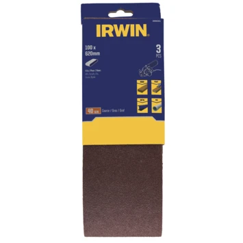 Irwin Schuurband 100 X 620 Mm K40, 3 Stuks 2 Irwin Schuurband 100 X 620 Mm K40, 3 Stuks - Afbeelding 2