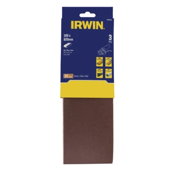 Irwin Schuurband 100 X 620 Mm K80, 3 Stuks 2 Irwin Schuurband 100 X 620 Mm K80, 3 Stuks - Afbeelding 2
