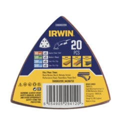 Irwin Schuurvel Driekhoek 95 X 95 Mm Zelfhechtend K60/K120/K180/K320, 20 Stuks -Gamma Winkel 123 6524