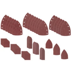 SKIL 80-delige Schuurpapier Set Voor SKIL Multischuurmachines Met Opzetstukken 3720CB/CD En 7261AA/DA.