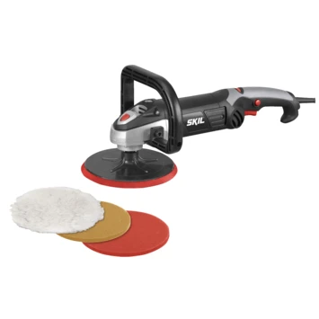 SKIL Polijstmachine (poetsmachine) 1144AA 1200W 180mm + 3x Polijstschijf 1 SKIL Polijstmachine (poetsmachine) 1144AA 1200W 180mm + 3x Polijstschijf