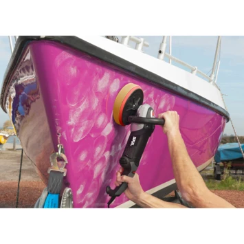 SKIL Polijstmachine (poetsmachine) 1144AA 1200W 180mm + 3x Polijstschijf 2 SKIL Polijstmachine (poetsmachine) 1144AA 1200W 180mm + 3x Polijstschijf - Afbeelding 2